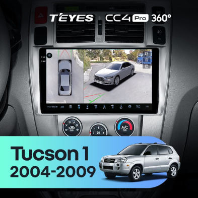 Штатная магнитола Teyes CC4 Pro 360 8/128 Hyundai Tucson 1 (2004-2009)
