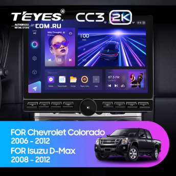 Штатная магнитола Teyes CC3 2K 6/128 Chevrolet Colorado (2006-2012) (13" с кнопками)