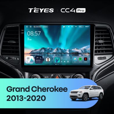 Штатная магнитола Teyes CC4 Pro 8/128 Jeep Grand Cherokee WK2 (2013-2020) F2