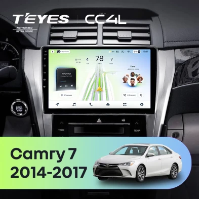 Штатная магнитола Teyes CC4L 6/64 Toyota Camry 7 XV 50 55 (2014-2017) F4