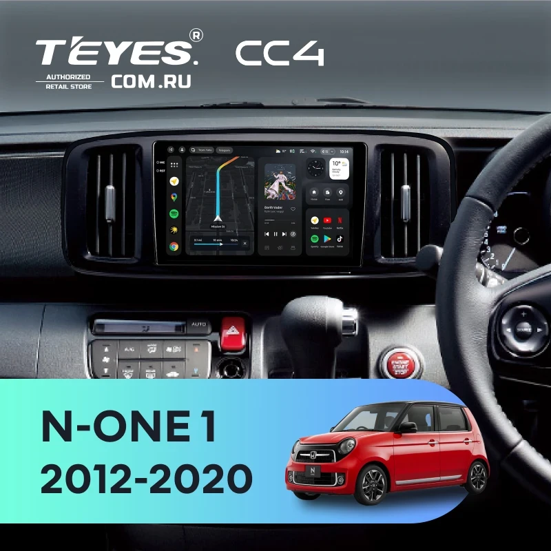 Штатная магнитола Teyes CC4 8/128 Honda N-ONE 1 (2012-2020)
