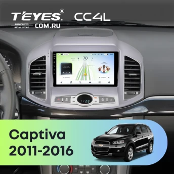 Штатная магнитола Teyes CC4L 6/64 Chevrolet Captiva 1 C140 (2011-2016) F2