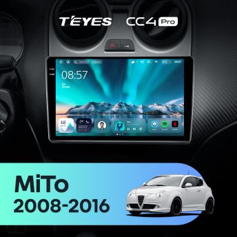 Штатная магнитола Teyes CC4 Pro 8/128 Alfa Romeo MiTo 955 (2008-2016)