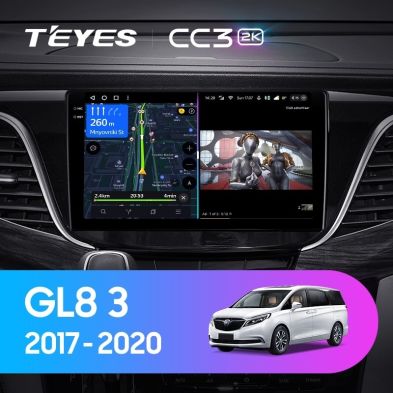 Штатная магнитола Teyes CC3 2K 6/128 Buick GL8 3 (2017-2020)
