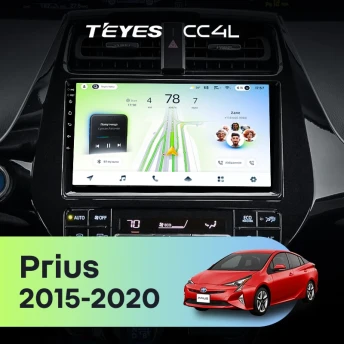 Штатная магнитола Teyes CC4L 6/64 Toyota Prius XW50 (2015-2020)