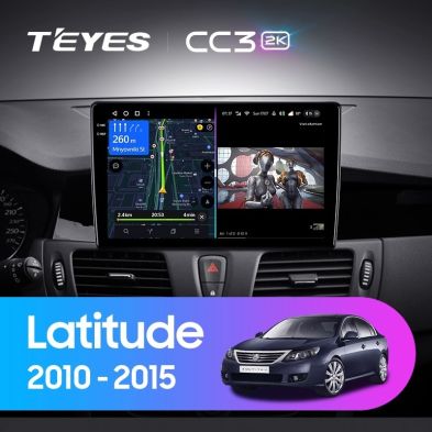 Штатная магнитола Teyes CC3 2K 4/32 Renault Latitude 1 (2010-2015)