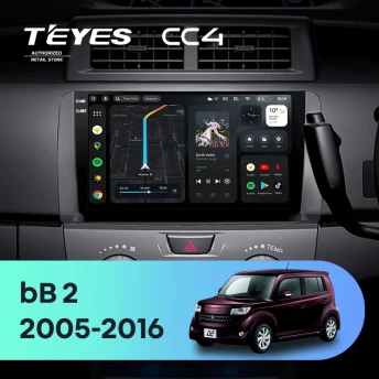 Штатная магнитола Teyes CC4 8/128 Toyota bB 2 QNC20 (2005-2016)