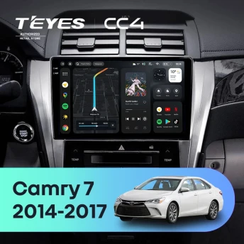 Штатная магнитола Teyes CC4 8/128 Toyota Camry 7 XV 50 55 (2014-2017) F4