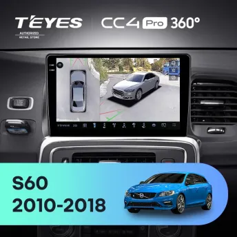Штатная магнитола Teyes CC4 Pro 360 8/128 Volvo S60 Y20 (2010-2018)