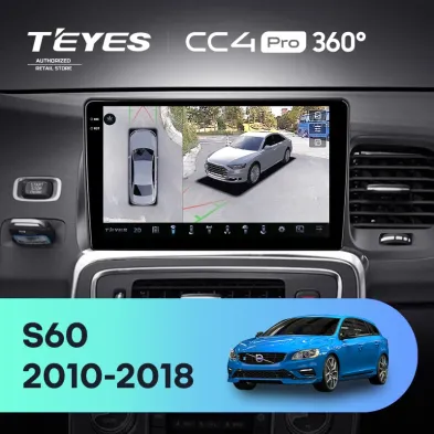 Штатная магнитола Teyes CC4 Pro 360 8/128 Volvo S60 Y20 (2010-2018)