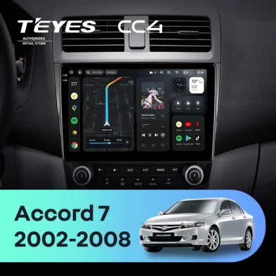 Штатная магнитола Teyes CC4 8/128 Honda Accord 7 (2002-2008) F2