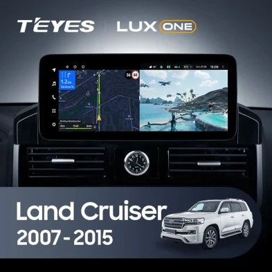 Штатная магнитола Teyes LUX ONE 6/128 Toyota Land Cruiser 200 (2007-2015) Тип-A