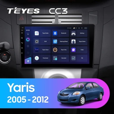 Штатная магнитола Teyes CC3 4/32 Toyota Yaris XP90 (2005-2012) F1