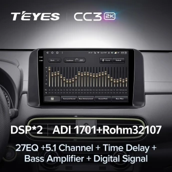 Штатная магнитола Teyes CC3 2K 4/64 Hyundai Encino (2018-2019)