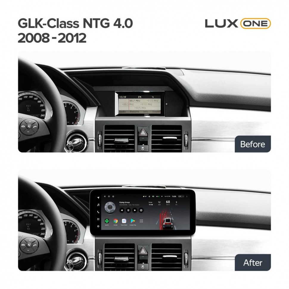 Штатная магнитола Teyes LUX ONE 6/128 Mercedes-Benz GLK-Class X204 (NTG 4.0) (2008-2012)