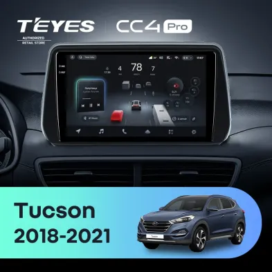 Штатная магнитола Teyes CC4 Pro 12/256 Hyundai Tucson (2018-2021)