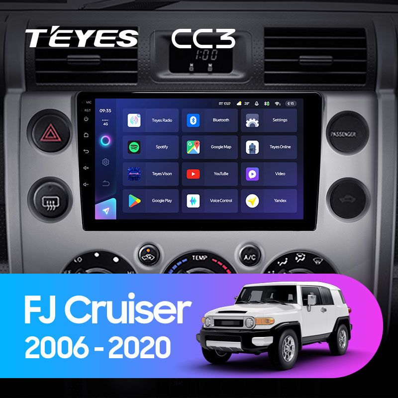 Штатная магнитола Teyes CC3 4/32 Toyota FJ Cruiser J15 (2006-2020)