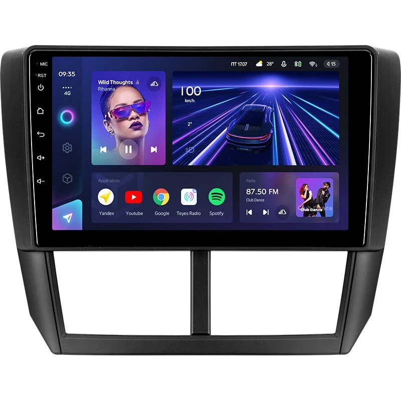 Штатная магнитола Teyes CC3 6/128 Subaru Impreza GH GE (2007-2011)