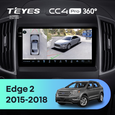 Штатная магнитола Teyes CC4 Pro 360 12/256 Ford Edge 2 (2015-2018) F1