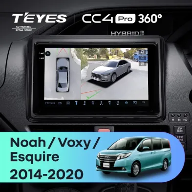 Штатная магнитола Teyes CC4 Pro 360 8/128 Toyota Esquire 1 (2014-2020)