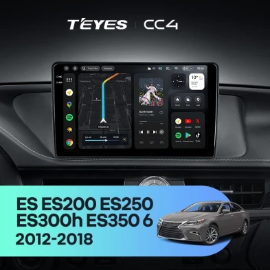 Штатная магнитола Teyes CC4 6/64 Lexus ES ES200 ES250 ES300h ES350 XV60 VI (2012-2018) Тип-B