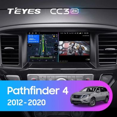 Штатная магнитола Teyes CC3 2K 360 6/128 Nissan Pathfinder 4 R52 (2012-2020) F1