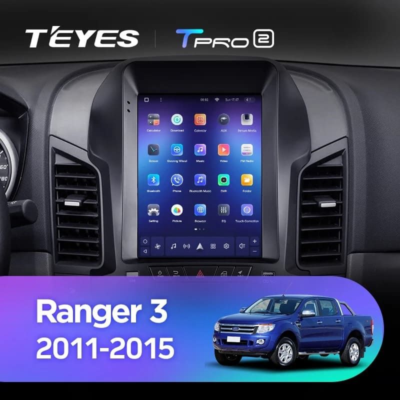Штатная магнитола Tesla style Teyes TPRO 2 4/32 Ford Ranger 3 (2011-2015)