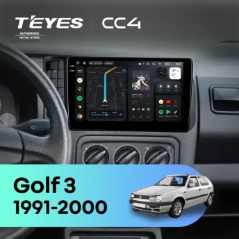 Штатная магнитола Teyes CC4 8/128 Volkswagen Golf 3 (1991-2000)