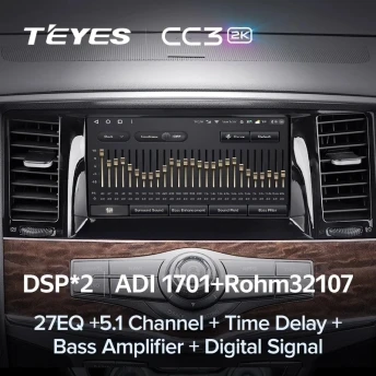 Штатная магнитола Teyes CC3 2K 360 6/128 Infiniti QX80 (2013-2020)