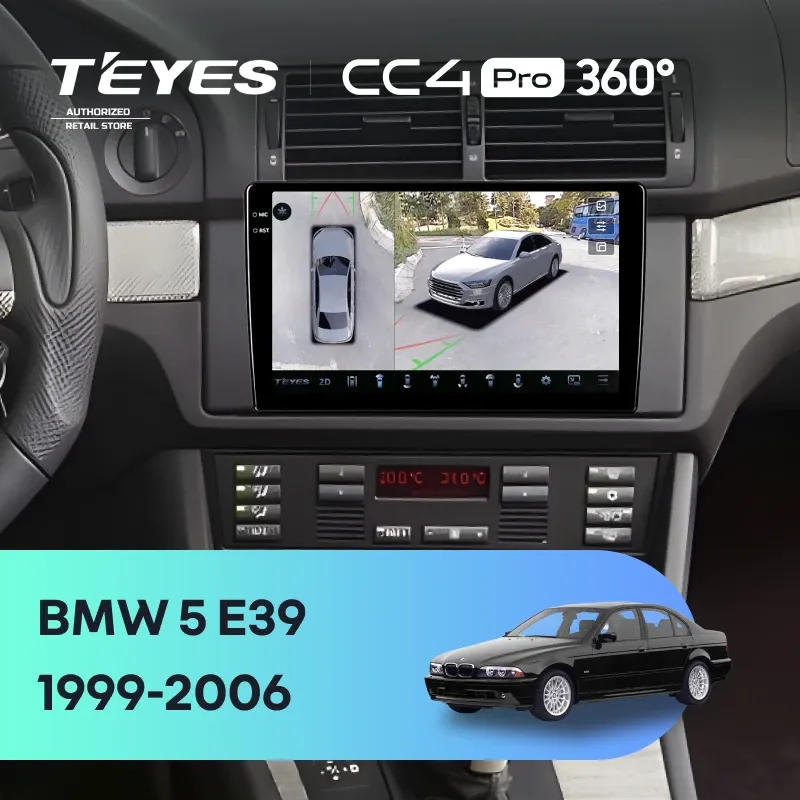 Штатная магнитола Teyes CC4 Pro 360 8/128 BMW 5 E39 (1999-2006)