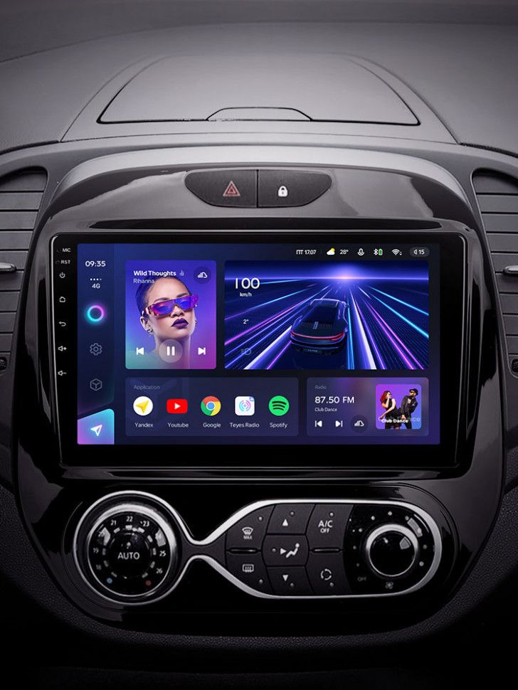 Штатная магнитола Teyes CC3 4/64 Renault Kaptur (2016-2019) F2