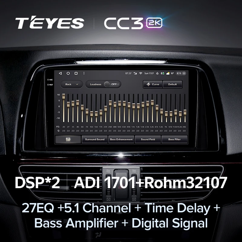 Штатная магнитола Teyes CC3 2K 6/128 Mazda Atenza 3 (2012-2017) Тип-A Правый руль