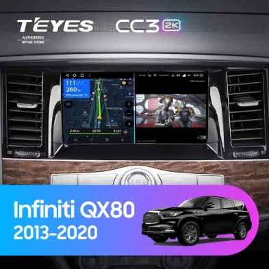 Штатная магнитола Teyes CC3 2K 4/32 Infiniti QX80 (2013-2020)