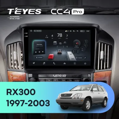 Штатная магнитола Teyes CC4 Pro 12/256 Lexus RX300 XU10 (1997-2003) F1
