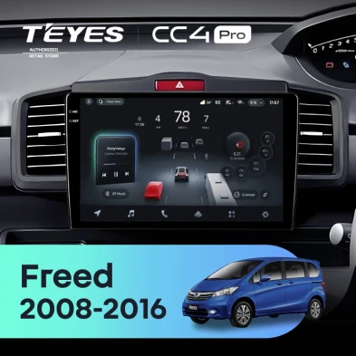 Штатная магнитола Teyes CC4 Pro 8/128 Honda Freed 1 (2008-2016) F2 Правый руль