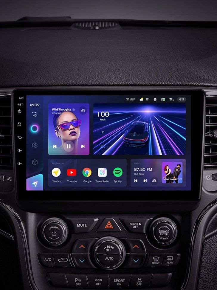 Штатная магнитола Teyes CC3 4/32 Jeep Grand Cherokee WK2 (2013-2020) F1