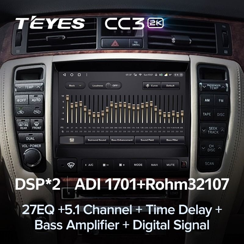 Штатная магнитола Teyes CC3 2K 4/32 Toyota Crown 12 S180 (1999-2008)