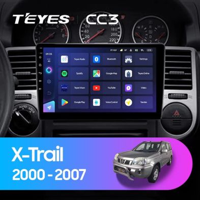 Штатная магнитола Teyes CC3 4/32 Nissan X-Trail T30 (2000-2007) F1