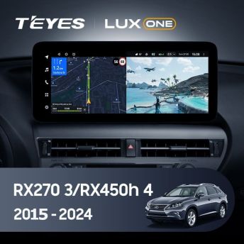 Штатная магнитола Teyes LUX ONE 4/32 Lexus RX450h 4 AL20 (2015-2024) Тип-A
