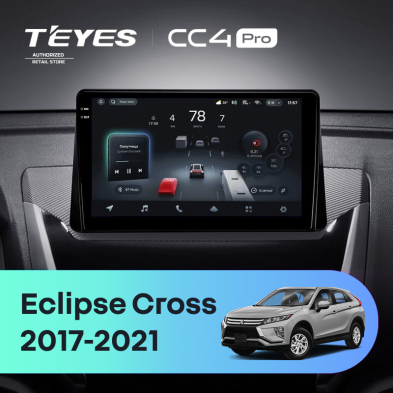 Штатная магнитола Teyes CC4 Pro 12/256 Mitsubishi Eclipse Cross (2017-2021) F2