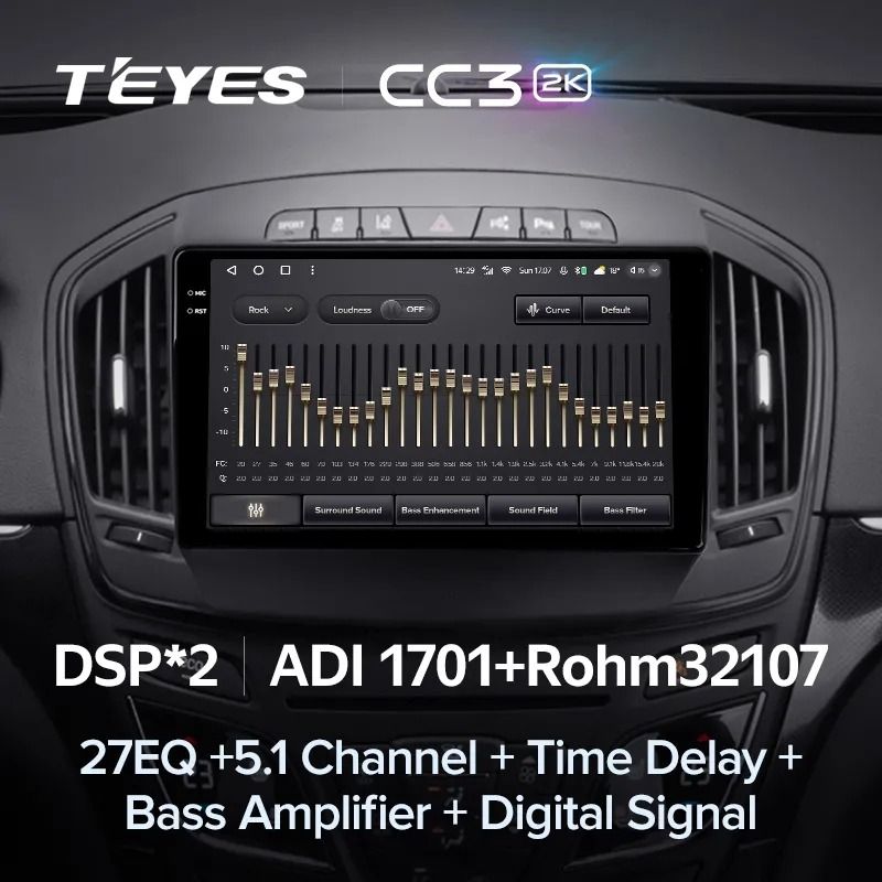 Штатная магнитола Teyes CC3 2K 4/32 Buick Regal (2013-2017) Тип-B