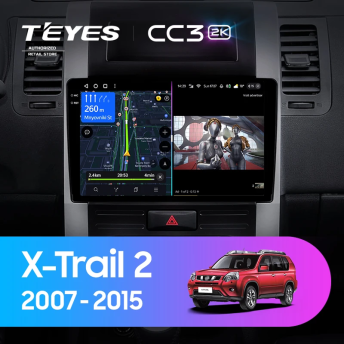 Штатная магнитола Teyes CC3 2K 4/64 Nissan X-Trail T31 (2007-2015)