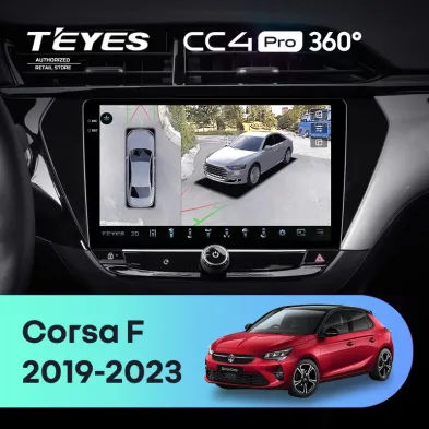 Штатная магнитола Teyes CC4 Pro 360 8/128 Opel Corsa F (2019-2023)