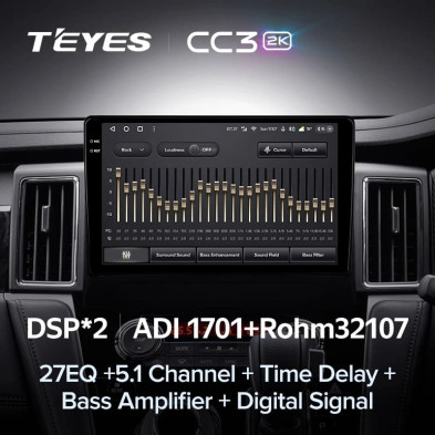 Штатная магнитола Teyes CC3 2K 6/128 Mitsubishi Delica D:5 (2018-2024)