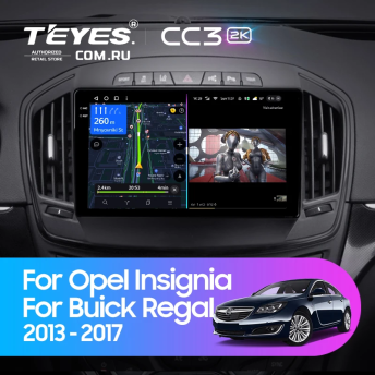 Штатная магнитола Teyes CC3 2K 4/32 Buick Regal (2013-2017) Тип-A