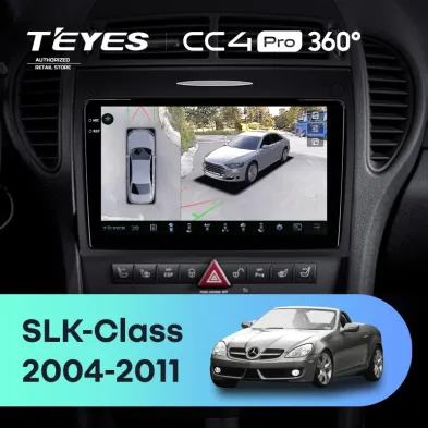 Штатная магнитола Teyes CC4 Pro 360 12/256 Mercedes-Benz SLK-Class R171 (2004-2011)