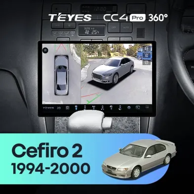 Штатная магнитола Teyes CC4 Pro 360 8/128 Nissan Cefiro 2 A32 (1994-2000) F1 (11")