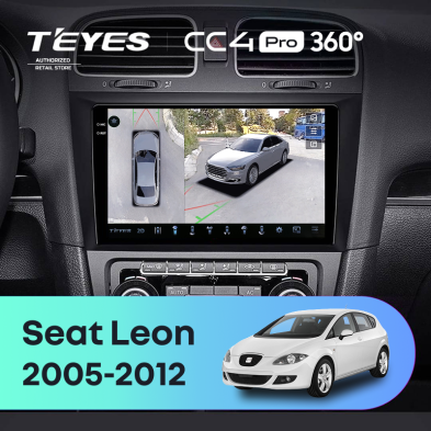 Штатная магнитола Teyes CC4 Pro 360 8/128 Seat Leon (2005-2012)