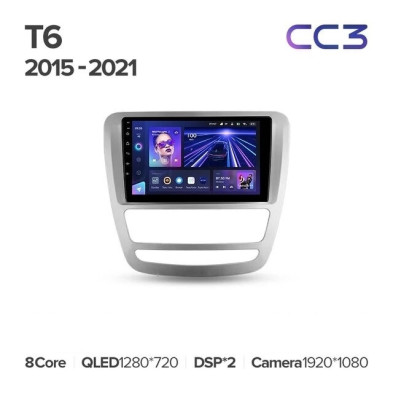 Штатная магнитола Teyes CC3L 4/64 JAC T6 (2015-2021)