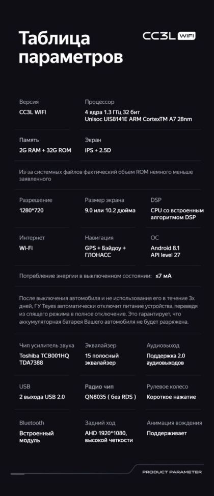 Штатная магнитола Teyes CC3L WiFi 2/32 Renault Clio 4 BH98 KH98 (2012-2015)